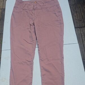 refuge Dusty Mauve High-Rise Pants
